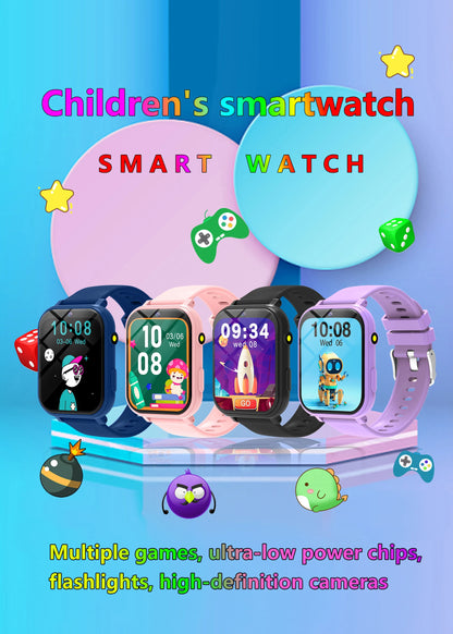 Kids Smart Watch Games HD Screen Camera Flashlight Sleep Monitor Alarm