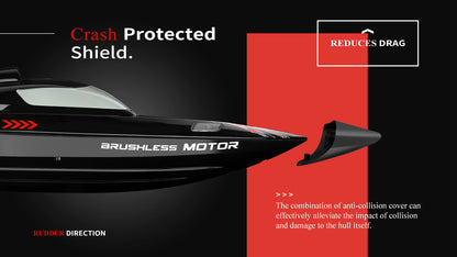 High Speed Racing Speedboat Toy For Children or Adults -Remote Control 55KM/H 35KM/H
