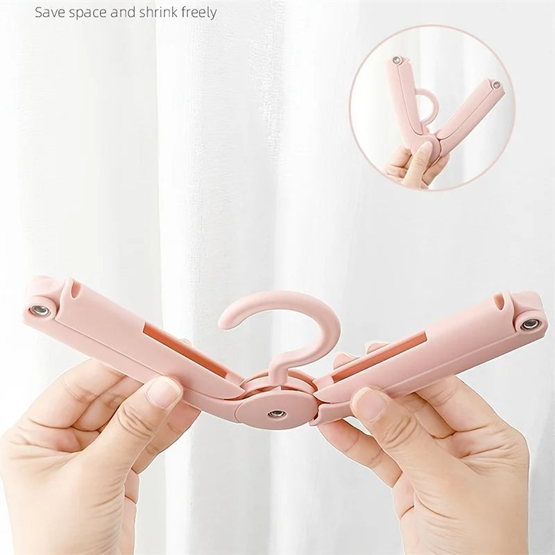Travel foldable hangers, drying hangers, windproof and anti slip drying hangers