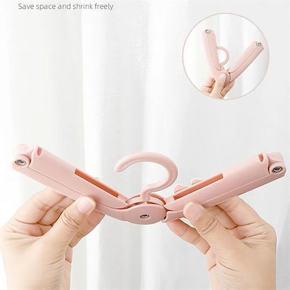 Travel foldable hangers, drying hangers, windproof and anti slip drying hangers