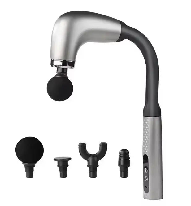 Fascia gun Handle Elbow 3 Modes  6 Gears Adjust Muscle Relaxation  Massage Percussion Hammer for Athletes