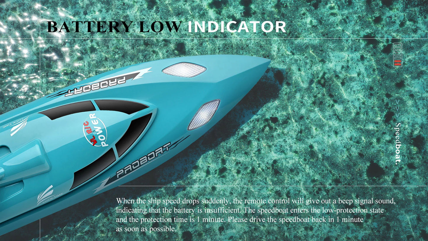 High Speed Racing Speedboat Toy For Children or Adults -Remote Control 55KM/H 35KM/H