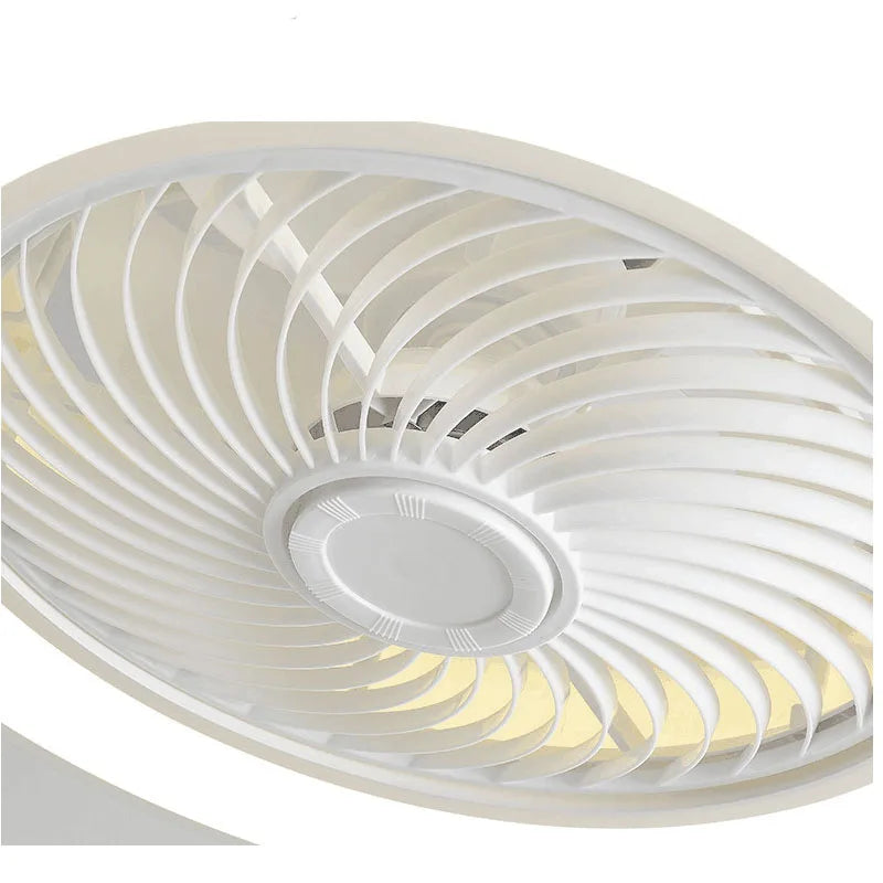 Modern Wood 52CM Bedroom or dinning room Ceiling Fan Light Lamp 220V APP + Remote Control