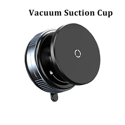 Vacuum Strong Magnetic Phone Holder Foldable Design 360° Adjustable Vacuum Car Mount For Cell Phone For phone Live Stream New