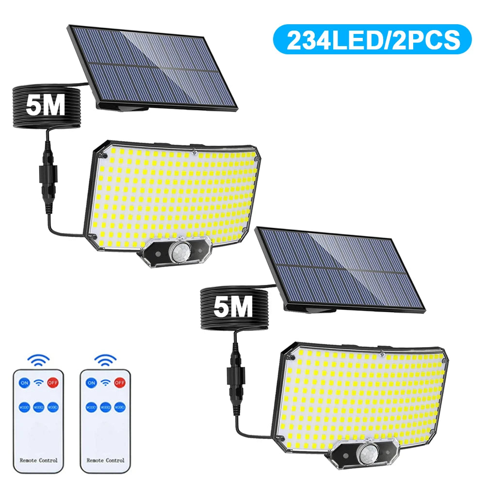 Waterproof Solar Outdoor security  Lights Motion Sensor