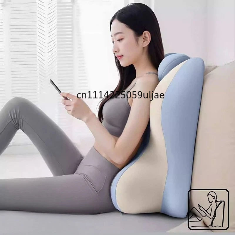 Wedge Shape Memory Foam Pillow Ergonomic Support for Neck Back Leg Rest