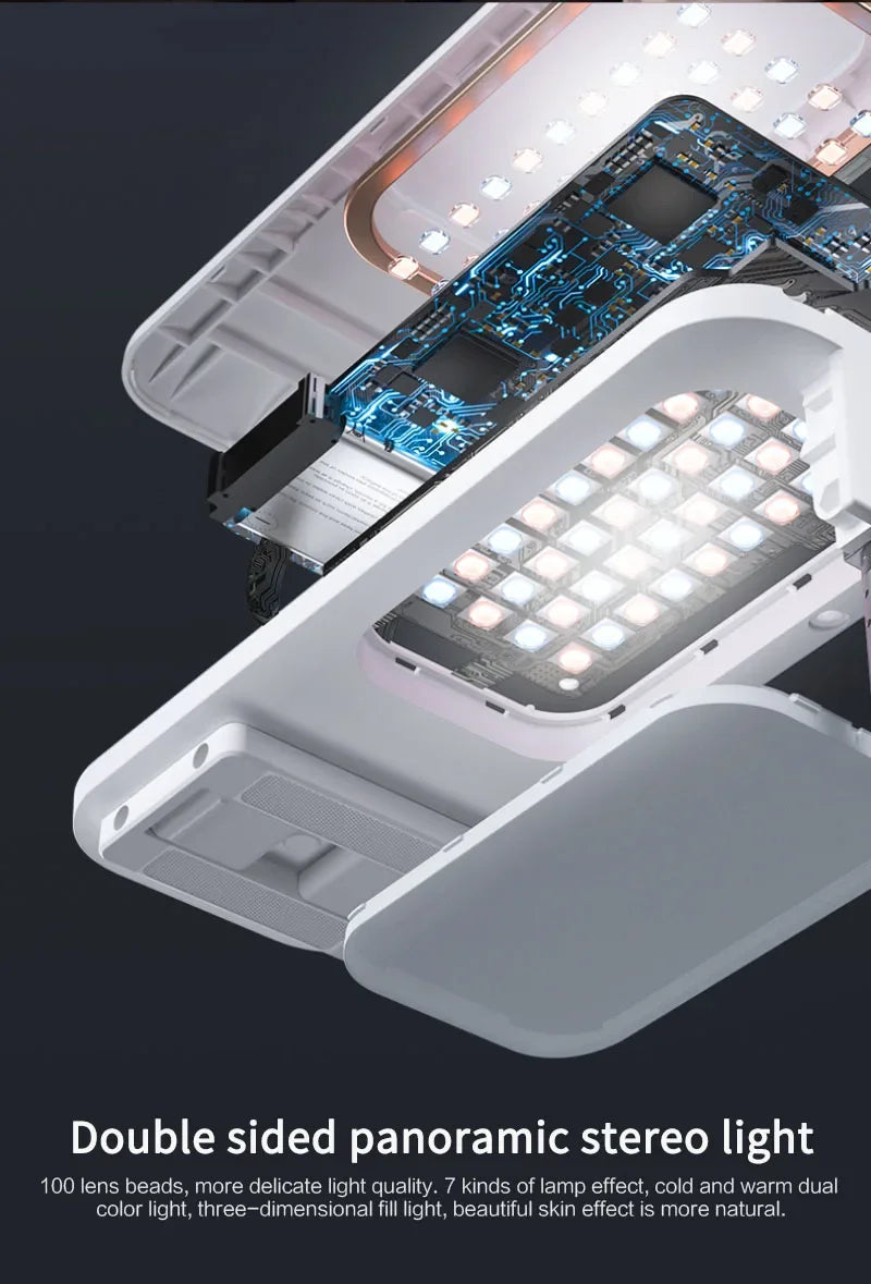 Multifunction Mobile Phone Holder Can Be Bent & Telescopic with light & remote control