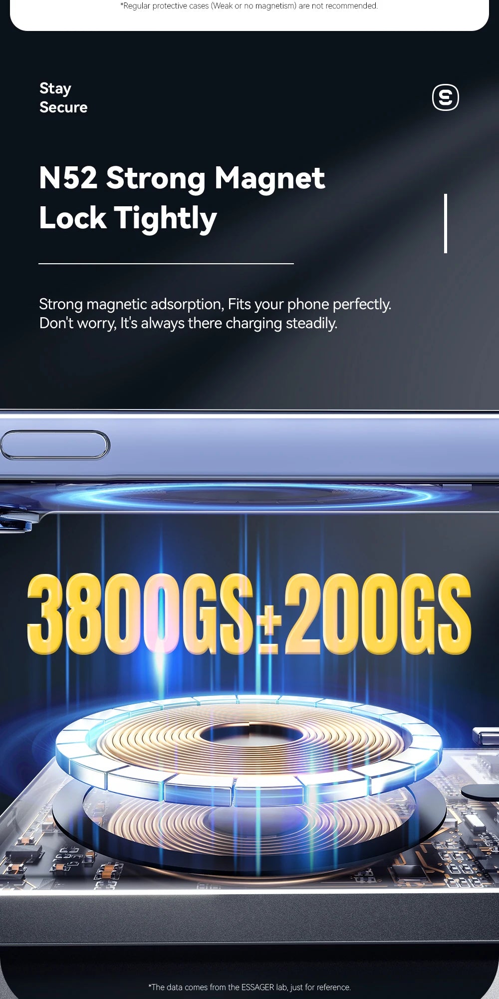 Essager  ultra Thin Wireless Magnetic External Battery 20W 5000mAh Fast Charging For iPhone 17 16 15 14