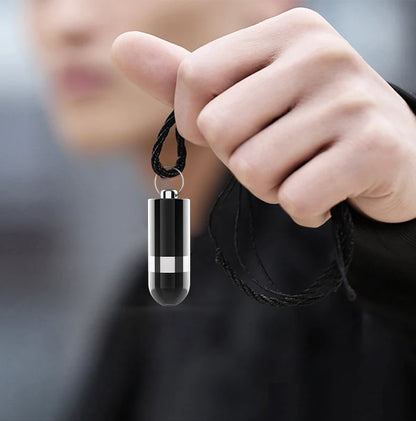 Mini Voice Recorder Digital Device with key ring & necklace