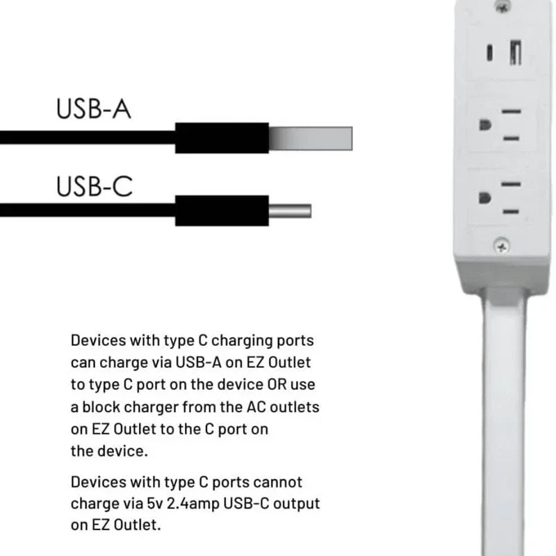 Power Outlets Adjustable Extender Rotates Electrical Outlet
