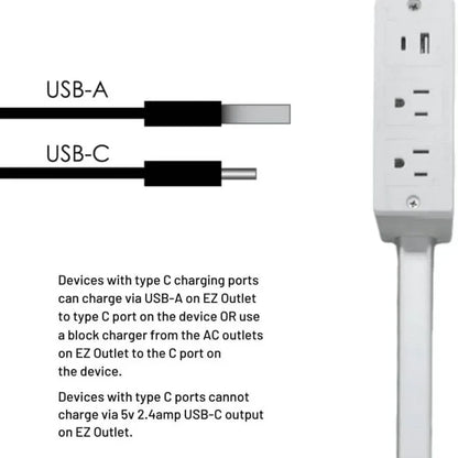 Power Outlets Adjustable Extender Rotates Electrical Outlet