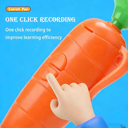 Zootopia 2 Carrot Recorder Pen (60-Second Mini Recorder) | 2-in-1 Judy & Nick Themed Kids’ Version | Movie Cosplay Prop & Gift