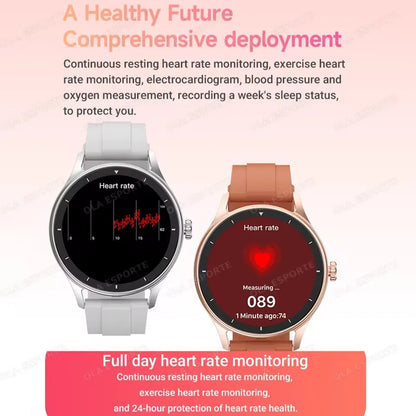 2026 Smart Watch Women Men Heart Rate Monitor Waterproof Smartwatch For Android IOS