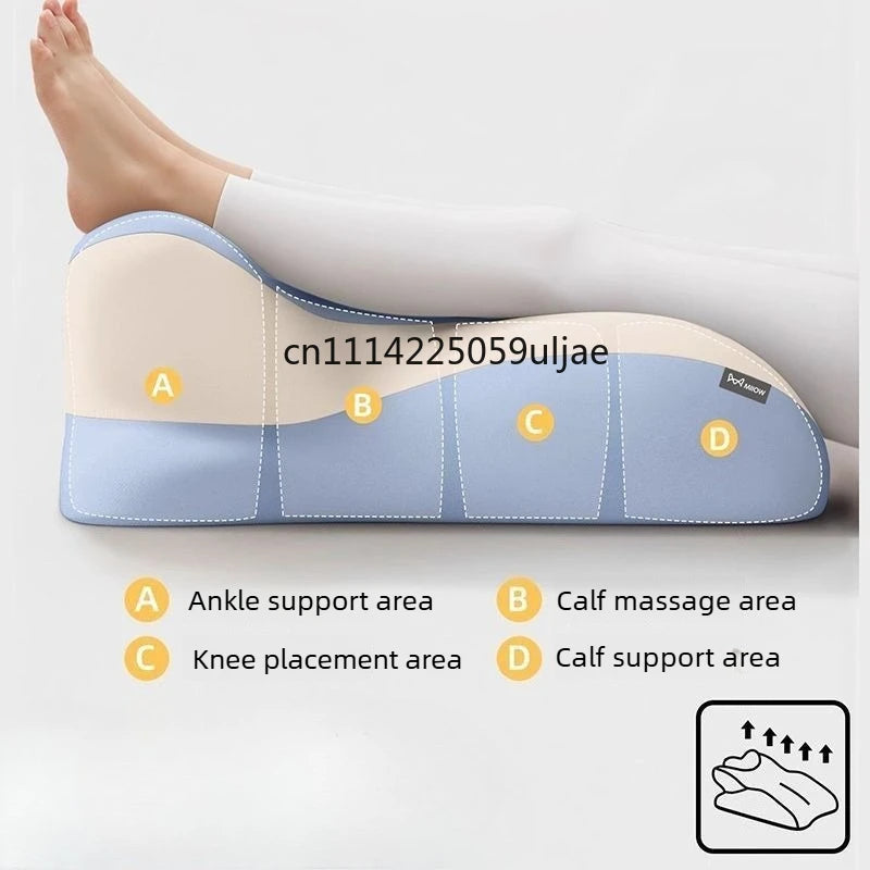 Wedge Shape Memory Foam Pillow Ergonomic Support for Neck Back Leg Rest