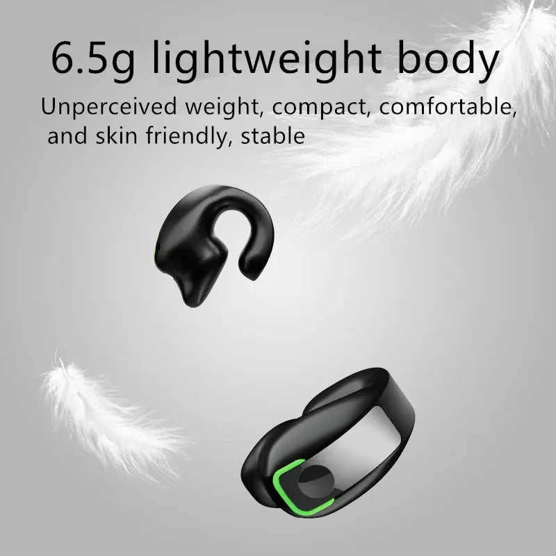 Earphone Clip Wireless Bluetooth Sport Noise Canceling