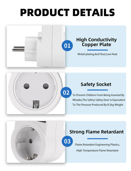 Automatic Voltage Protector Socket AC 220V 16A