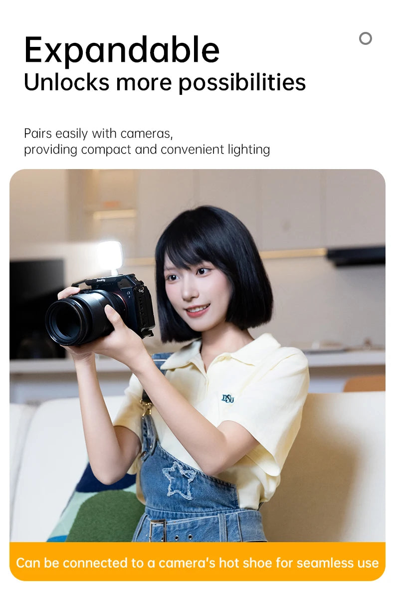 Mini Moonlight Portable Adjustable LED Selfie Clip Light for cell, laptop