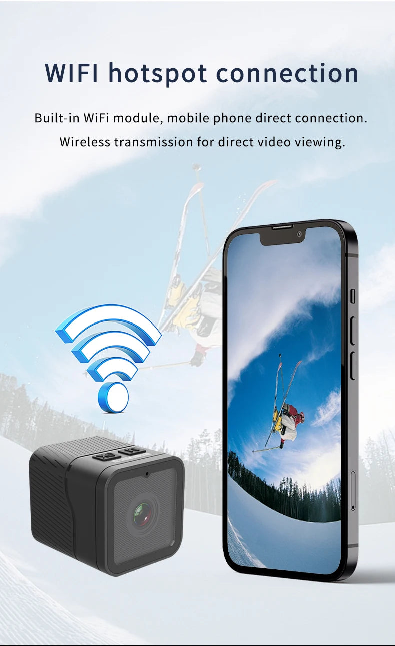 Mini Action Camera HD 1080P Outdoor Video Audio Recorder Dash Cam