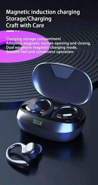 Wireless Sport TWS Earphones HiFI Stereo Waterproof Headset With Mic