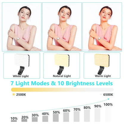 LED Selfie Light 60 High-quality for cell phone, 7 Light Modes