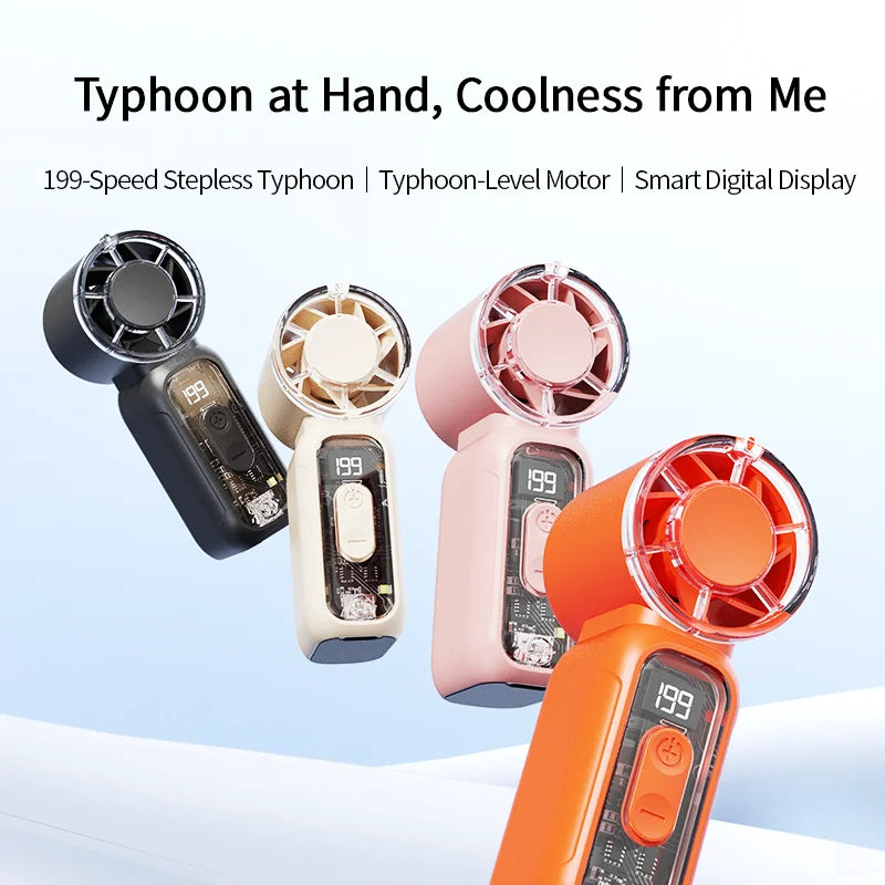 Best Selling Summer Super Mini Rechargeable Handheld High Speed Fan Powerful Wind