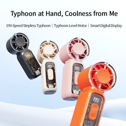 Best Selling Summer Super Mini Rechargeable Handheld High Speed Fan Powerful Wind