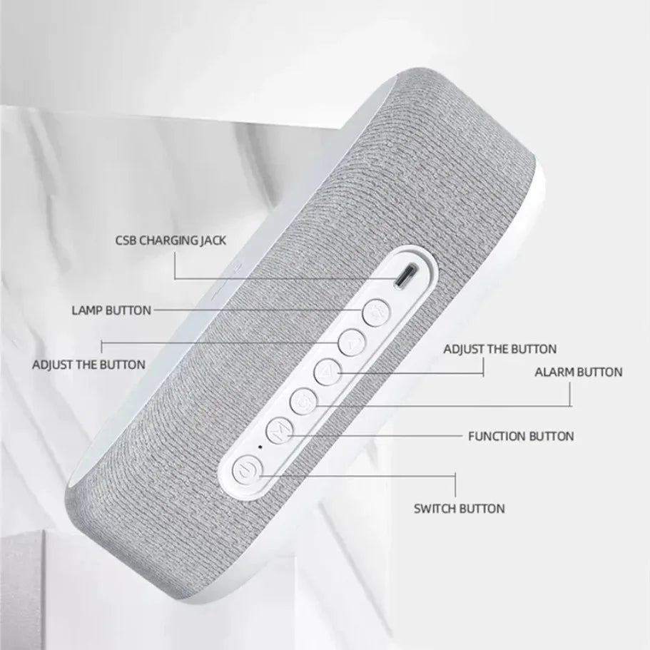 Alarm Clock Wireless Phone Chargers Lamp Night For iPhone 17 16 15 14 13 Fast Charging Dock