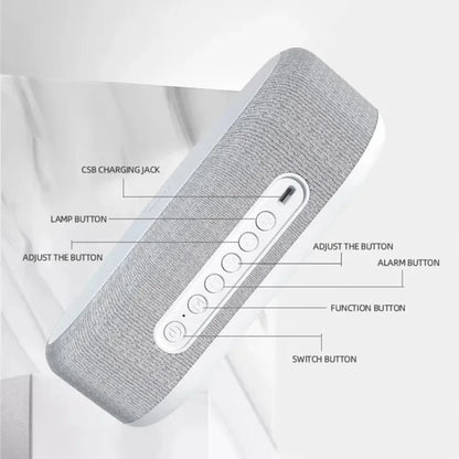Alarm Clock Wireless Phone Chargers Lamp Night For iPhone 17 16 15 14 13 Fast Charging Dock