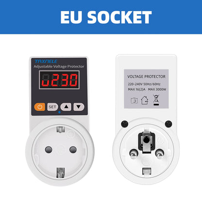 Automatic Voltage Protector Socket AC 220V 16A