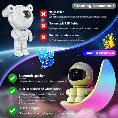 Cute Moon Mood Light Touch Dimming with Clock RGB Color Changing Light Bluetooth Speaker Music Playback  Bedroom Night Light