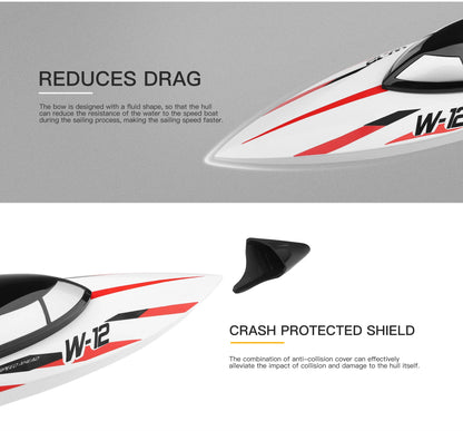 High Speed Racing Speedboat Toy For Children or Adults -Remote Control 55KM/H 35KM/H