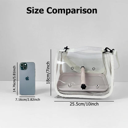 Portable Breathable Bird, Hamster, parrot Travel Bag With Stand & Removable straps  design