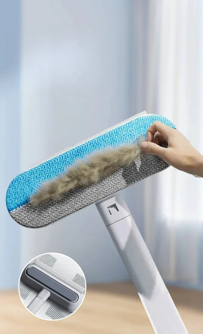 Long Handle Pet Hair Remover Brush Static  Hair Cleaner for Carpets