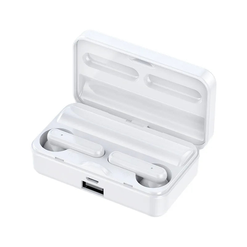 S20 Bluetooth Earphone  Mirror case with Digital Display Touch Control  Earbuds