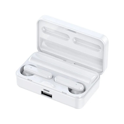 S20 Bluetooth Earphone  Mirror case with Digital Display Touch Control  Earbuds