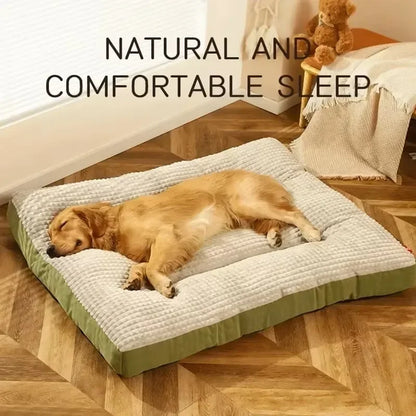 Big Dog Mat Corduroy Pad for Medium Large Dogs Oversize Pet Sleeping Bed Big Thicken Dog Sofa Removable Washable