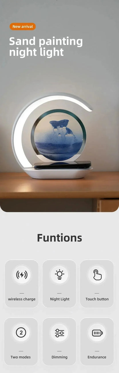 Cute Moon Mood Light Touch Dimming with Clock RGB Color Changing Light Bluetooth Speaker Music Playback  Bedroom Night Light