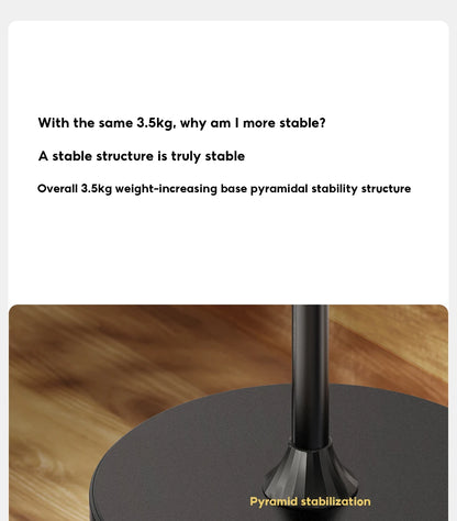 Stand Phone, Tablet Holder Floor Aluminum  Retractable iPad Clip