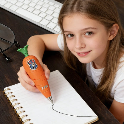 Zootopia 2 Carrot Recorder Pen (60-Second Mini Recorder) | 2-in-1 Judy & Nick Themed Kids’ Version | Movie Cosplay Prop & Gift