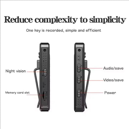 1080P HD Mini Camera Portable Digital Video Recorder- Camcorder Night Vision Body Cam Infrared