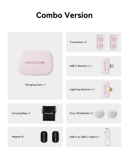 A1 Wireless Microphone for Smartphones  Vlogging Podcast Noise Cancellation Mic