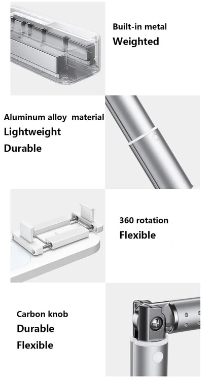 Multifunction Mobile Phone Holder Can Be Bent & Telescopic with light & remote control