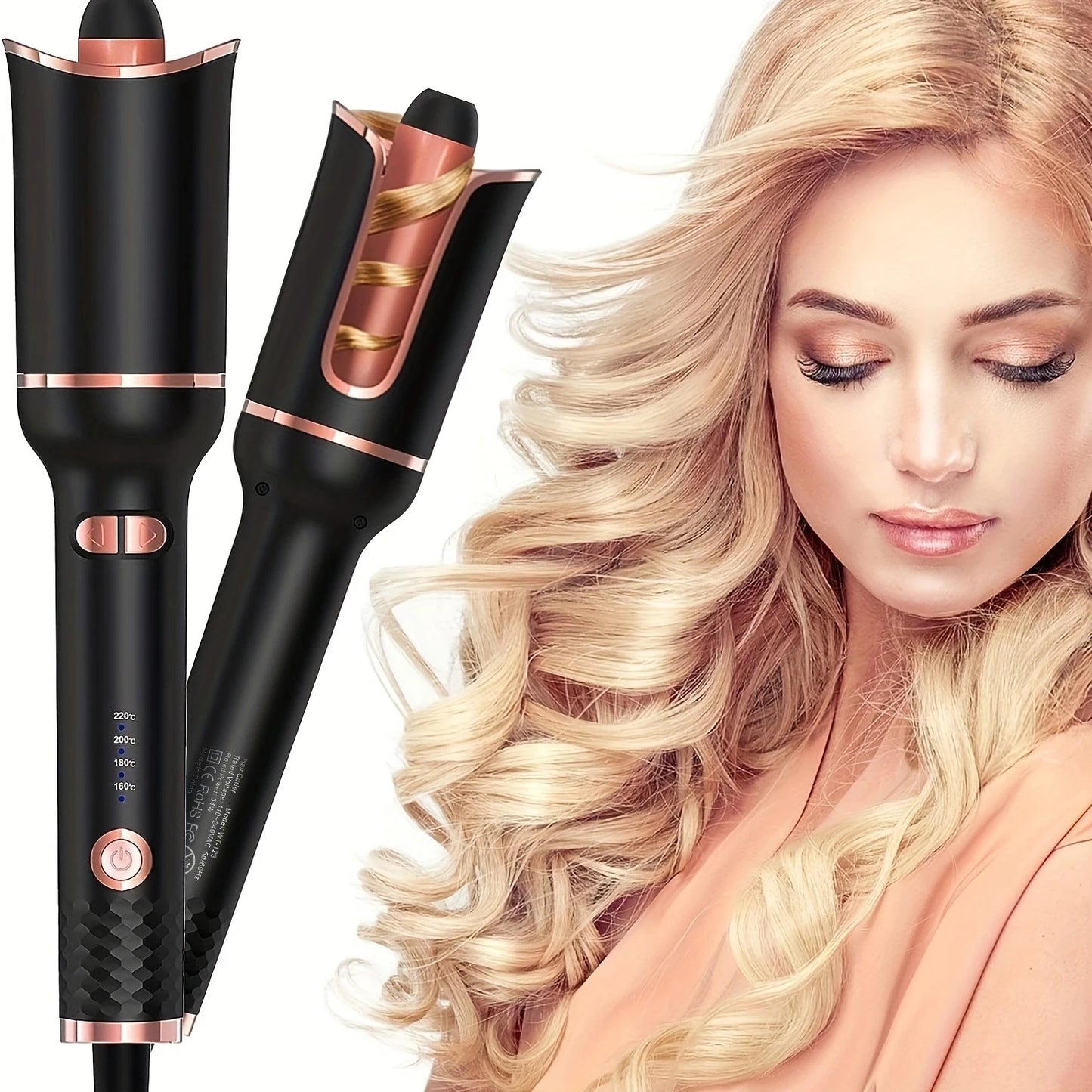 Automatic Rotating  Iron Ceramic Hair Curler  Magic Hair Curler