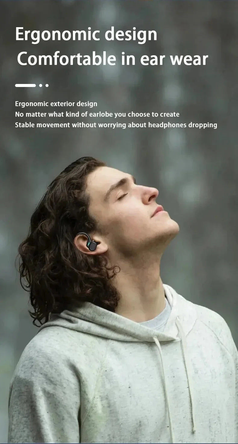 Wireless Sport TWS Earphones HiFI Stereo Waterproof Headset With Mic