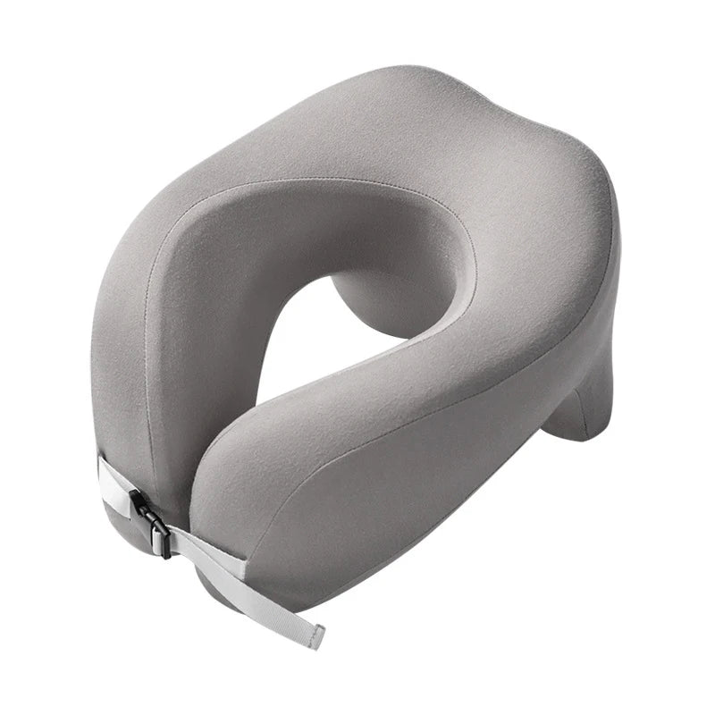 Pillow Travel U-Shape Pure Memory Foam Neck Pillow For Airplane Office Nap Cervical Pillows Flight Sleeping