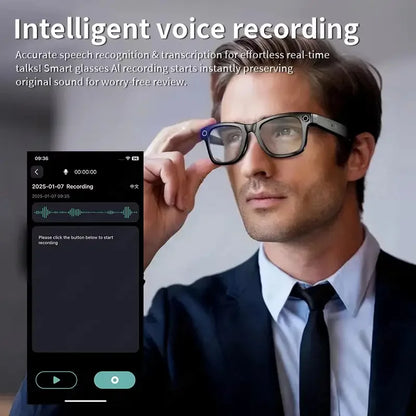 TOP 1 Meta AI Smart Glasses 13MP Camera Video Recording 100+ Languages Translation Sunglasses