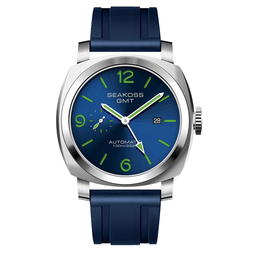 SEAKOSS GMT Men‘s Diving Automatic Mechanical Watches Seagull ST2557