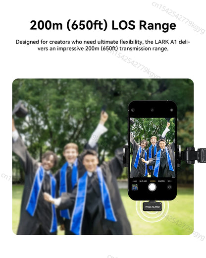 A1 Wireless Microphone for Smartphones  Vlogging Podcast Noise Cancellation Mic