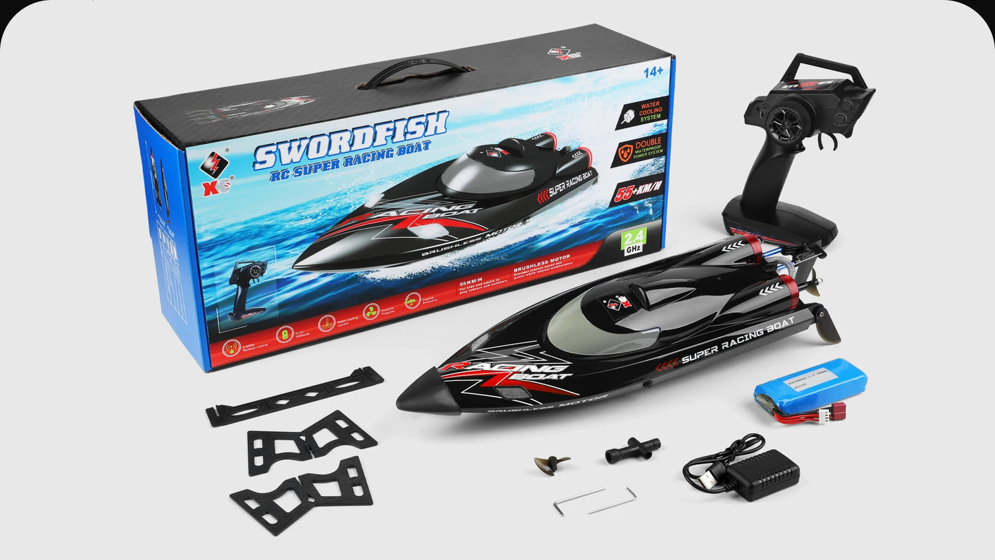 High Speed Racing Speedboat Toy For Children or Adults -Remote Control 55KM/H 35KM/H