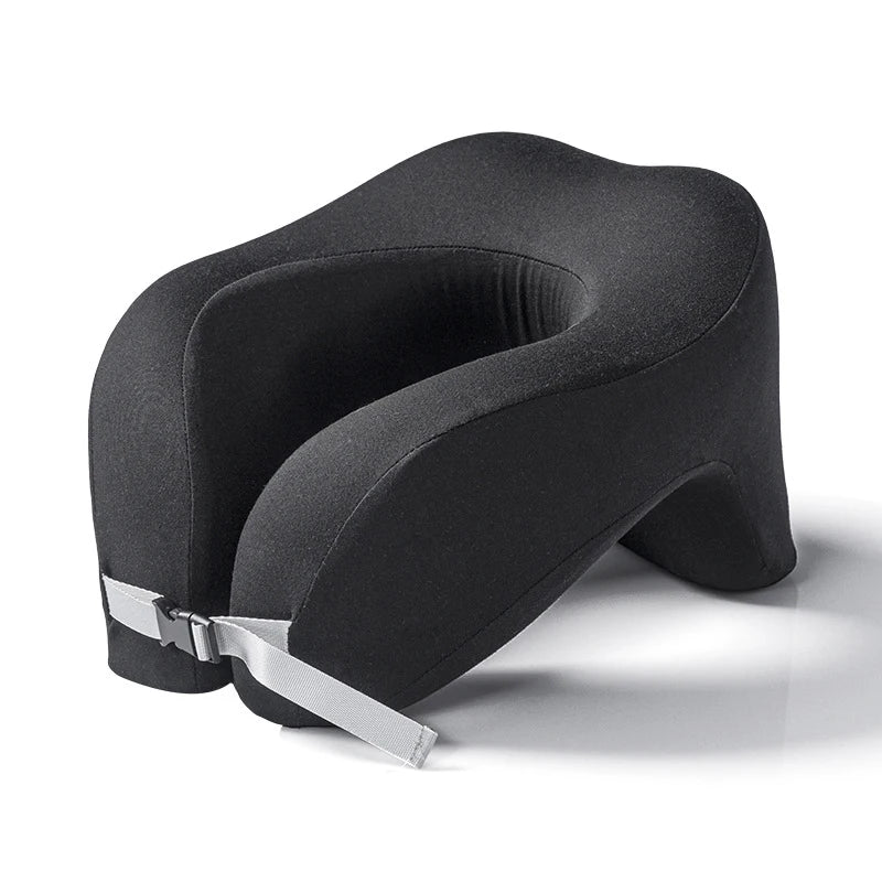 Pillow Travel U-Shape Pure Memory Foam Neck Pillow For Airplane Office Nap Cervical Pillows Flight Sleeping